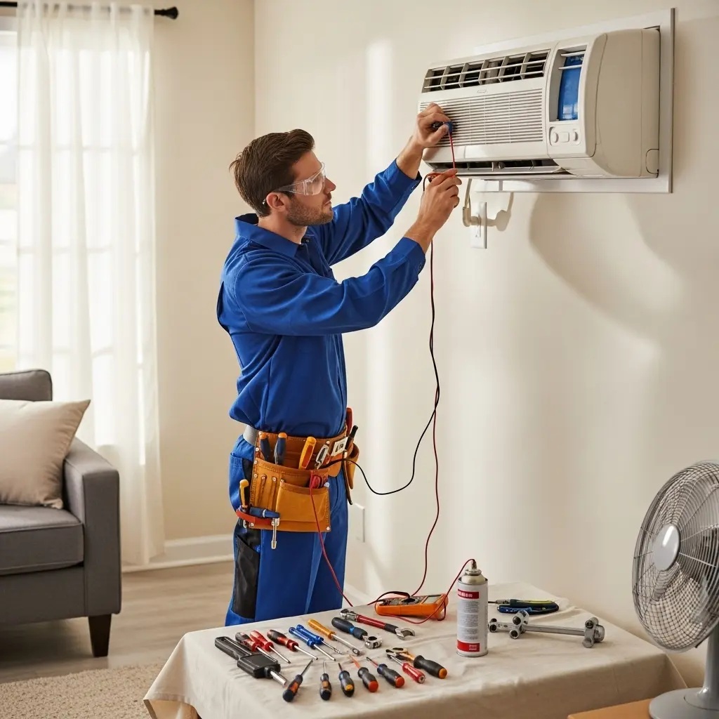 Nallıhan Termodinamik Termodinamik klima gaz dolumu ve bakım – Enerji verimliliği artırıldı. - Teknik servis örneği